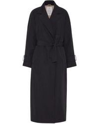Brunello Cucinelli - Trench Mit Shiny Cuff Details - Lyst
