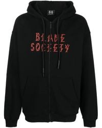 44 Label Group - Greed Cotton Zipped Hoodie - Lyst