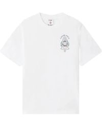 CASABLANCA - Hotel Emblem Graphic-Print T-Shirt - Lyst