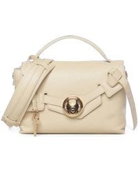 Love Moschino - Sac Cabas Grainé À Plaque Logo - Lyst