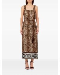Liu Jo - Animal Print Tassel Dress - Lyst