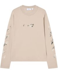 Off-White c/o Virgil Abloh - Spices Arrow Regular Long-Sleeve T-Shirt - Lyst