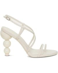 Cult Gaia - 95Mm Robyn Sphere-Heel Crisscross Heeled Sandals - Lyst