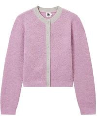 B+ AB - Contrast-Trim Cardigan - Lyst