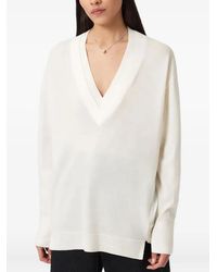 AllSaints - Jersey Bern con cuello en V - Lyst