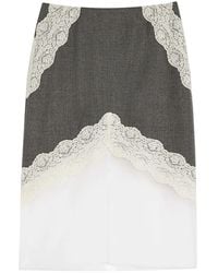 Jil Sander - Rock Im Layering-Look - Lyst