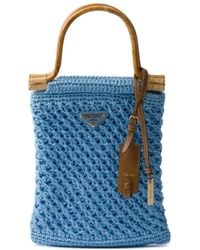 Prada - Mini Crochet Handbag - Lyst