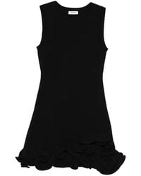 Sandro - Mini Floral Knit Dress - Lyst
