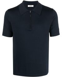 Sandro - Pablo Zip-up Polo Shirt - Lyst