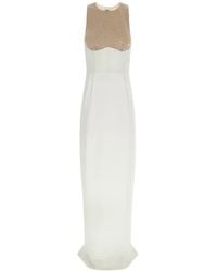 Elisabetta Franchi - Carpet Sleeveless Maxi Dress - Lyst