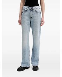 KARL LAGERFELD - Slit-Detail Jeans - Lyst