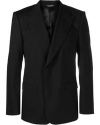 Dolce & Gabbana - Single-Breasted Wool Blazer - Lyst