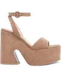 Gianvito Rossi - 70Mm Ziggy Platform Ankle-Strap Heeled Sandals - Lyst