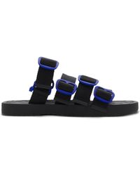 Burberry - Nylon Strap Sandals - Lyst