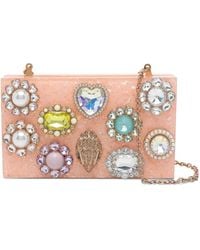 Kurt Geiger - Crystals Box Clutch - Lyst