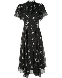 Macgraw - Robe Imprimée Flight Bird - Lyst
