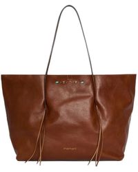 Momoní - William Stud-Embellished Leather Tote Bag - Lyst