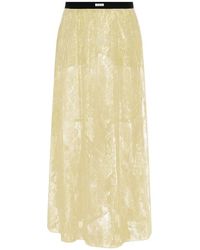 Munthe - Beverly Floral-Lace Maxi Skirt - Lyst