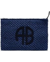 Anine Bing - Rio Clutch Mit Logo-Patch - Lyst