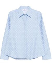 CASABLANCA - Monogram-Patterned Shirt - Lyst