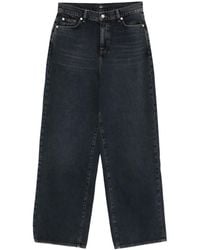 7 For All Mankind - Slouchy Wide Jeans - Lyst