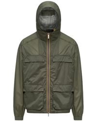 K-Way - Hooded Multi-Pocket Jacket - Lyst