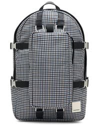 Emporio Armani - Asv Eagle Club Checkered Backpack - Lyst