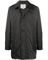 Woolrich - Mantel Met Enkele Rij Knopen - Lyst