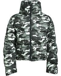 BREATH - Camouflage Puffer Jacket - Lyst