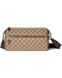 Gucci - Small Logo-Patterned Cylindrical Shoulder Bag - Lyst
