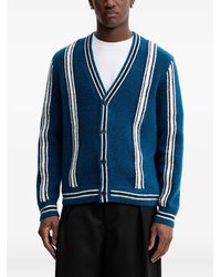 Marc O' Polo - Striped V-Neck Cardigan - Lyst
