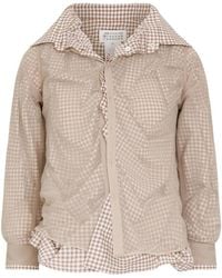 Maison Margiela - Checked Cotton Shirt - Lyst