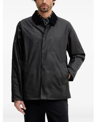 Barbour - Short Lorden Corduroy-Collar Jacket - Lyst