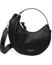 Emporio Armani - 1981 Mini Leather Hobo Bag - Lyst