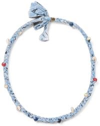 Alanui - Bandana Shell-Embellished Necklace - Lyst
