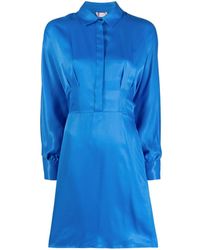 Liu Jo - Knee-length Halterneck Shirt Dress - Lyst