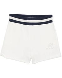 Autry - Ribbed Trim Logo Shorts - Lyst