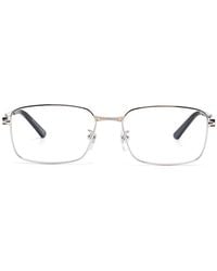 Cartier - Rectangular-Frame Glasses - Lyst