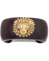 Aurelie Bidermann - Saby Lion-Head Cuff Bracelet - Lyst