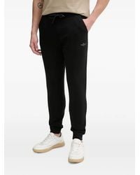 Aeronautica Militare - Logo-Embroidered Drawstring Track Pants - Lyst