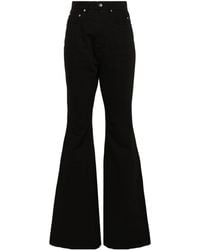 Rick Owens - Bolan Cotton Bootcut Trousers - Lyst