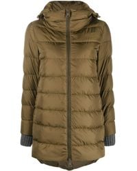 Herno - Hooded Feather-down Coat - Lyst