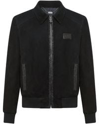 Billionaire - Logo-Patch Bomber Jacket - Lyst