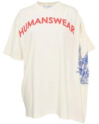 Pushbutton - Gathered-Shoulder T-Shirt - Lyst