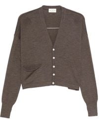 Ma'ry'ya - V-neck Buttoned Cardigan - Lyst