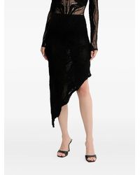 Charo Ruiz - Falda midi asimétrica - Lyst