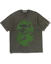 A Bathing Ape - Logo-print T-shirt - Lyst