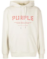Purple Brand - Stencil Logo-Print Hoodie - Lyst