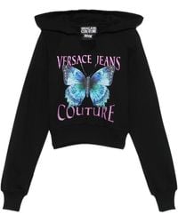 Versace Jeans Couture - Butterfly-Print Hoodie - Lyst