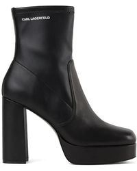 Karl Lagerfeld - 110Mm Daphne Ankle Boots - Lyst